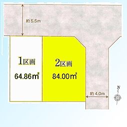 戸田市川岸　2区画(建築条件付き)