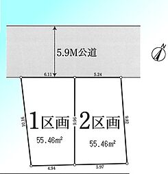 戸田市笹目4丁目　1区画　全2区画 1号地