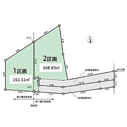 上青木西1丁目　1区画　全2区画 2号地