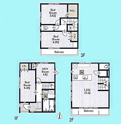 川口市元郷 全3棟 2号棟