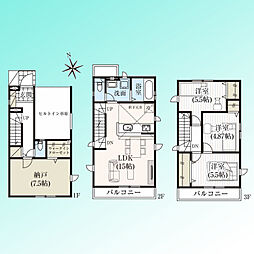 川口市上青木西11期　全3棟 2号棟