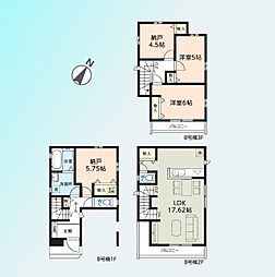 川口市戸塚東4丁目　全2棟 B号棟
