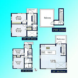 さいたま市南区南浦和120　2号棟　全2棟 2号棟