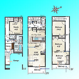 蕨市中央区7丁目　1号棟　全2棟 2号棟