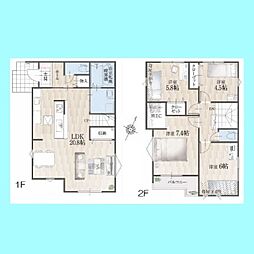さいたま市緑区三室1期　全3区画 1号棟
