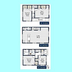 さいたま市南区別所109　全3区画 2号棟