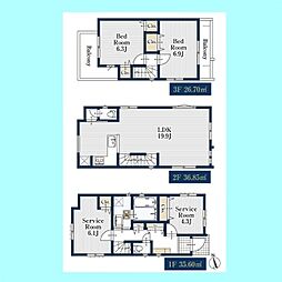 さいたま市南区別所109　全3区画 3号棟