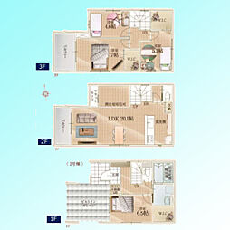 川口市鳩ヶ谷緑町1期　全3棟 2号棟
