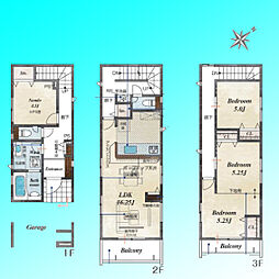 さいたま市南区白幡6丁目　　全3棟 2号棟