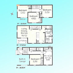 川口市安行原第3期　　全2棟 2号棟