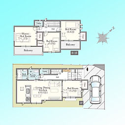 川口市安行北谷　　全2棟 B号棟