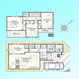 川口市安行北谷　　全2棟 A号棟