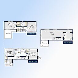 蕨市中央6丁目　全2棟 2号棟