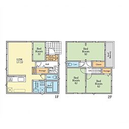 川口市南鳩ヶ谷2丁目1期　全2棟 2号棟