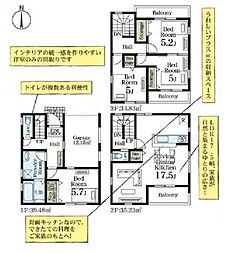 川口市本前川1丁目　全2棟 2号棟