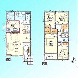 川口市北園町1期　全2棟 2号棟