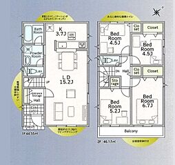 川口市大竹第7　全3棟 2号棟