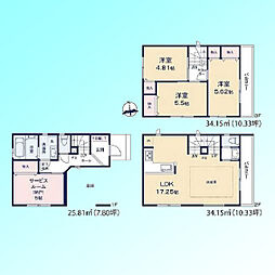 川口市元郷4丁目　全2棟 2号棟