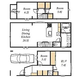 世田谷区池尻４丁目の一戸建て