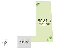 所沢市上安松　土地