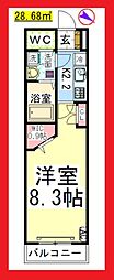 ＡＦ　ラフィネ　ノース[ヘーベルメゾン・Wi-Fi付] 107