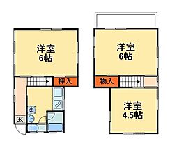 鎌ケ谷市道野辺中央５丁目の一戸建て