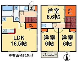 松戸市八ケ崎３丁目の一戸建て