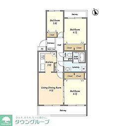 テレパレス柏てるて　南街区　2号棟 104