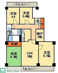 サンライトパストラル五番街Ｃ棟 802