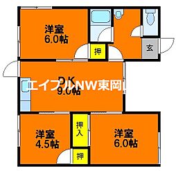 東岡山駅前貸家