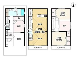 大阪市浪速区久保吉１丁目の一戸建て