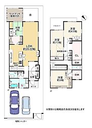 堺市西区浜寺昭和町３丁の一戸建て