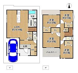 大阪市生野区田島２丁目の一戸建て