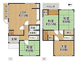 大阪市生野区巽北１丁目の一戸建て