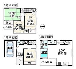 大阪市生野区巽東４丁目の一戸建て