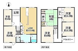 大阪市生野区中川西３丁目の一戸建て