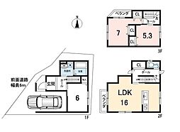 山科区竹鼻立原町　新築一戸建て