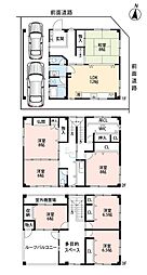 山科区西野櫃川町　中古一軒家　鉄骨３階建