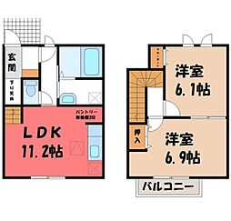 栃木市大平町富田の一戸建て