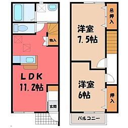 栃木市大平町西野田の一戸建て