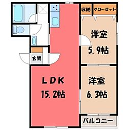 宇都宮市若松原2丁目