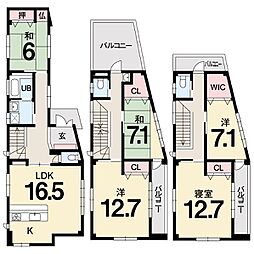 高知市万々の一戸建て