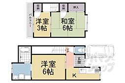 京都市山科区竹鼻立原町の一戸建て