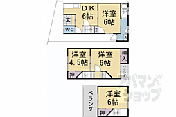 京都市山科区御陵荒巻町の一戸建て