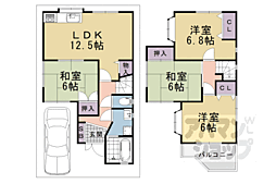 長岡京市久貝2丁目の一戸建て
