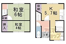 京都市山科区北花山市田町の一戸建て