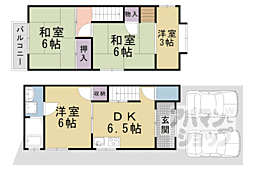 京都市山科区小野御所ノ内町の一戸建て