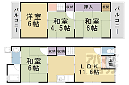 京都市山科区上野御所ノ内町の一戸建て