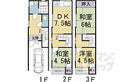 京都市山科区東野南井ノ上町の一戸建て