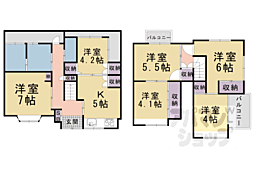 京都市山科区竹鼻西ノ口町の一戸建て